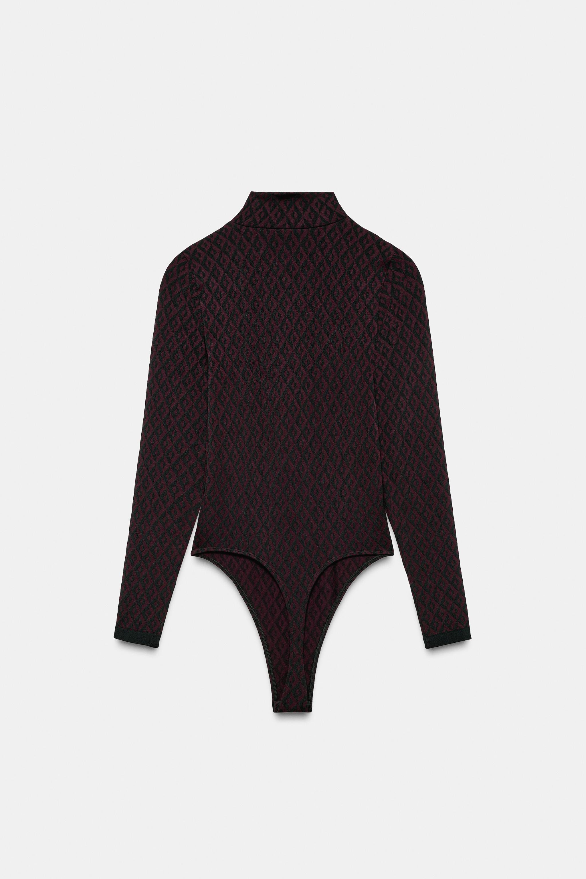 JACQUARD SEAMLESS SKI COLLECTION BODYSUIT